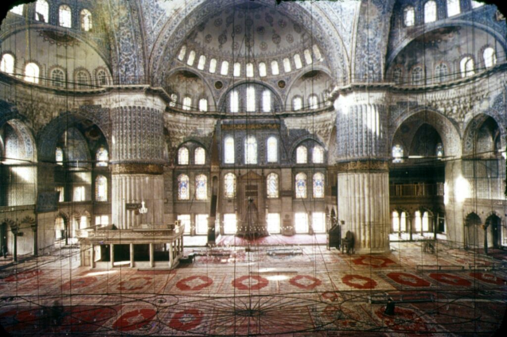113 Istanbul St Sophia Blue Mosque interior 2