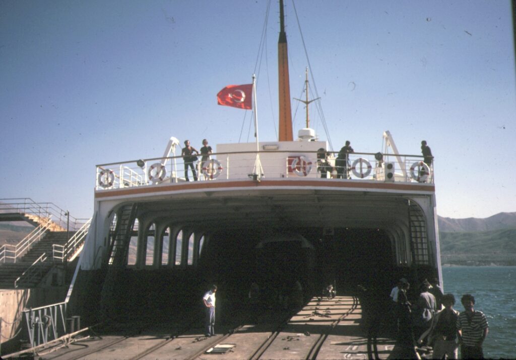 121b Turkey train ferry on Lake Van