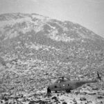1976 18 Glenmore Lodge helicopter lands to remove one injured