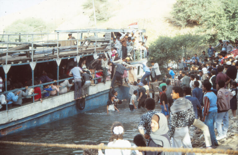 Nile Ferry Overcrowded