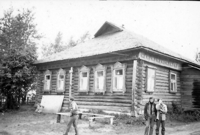 Russian Ancient Log Cabin Dacha