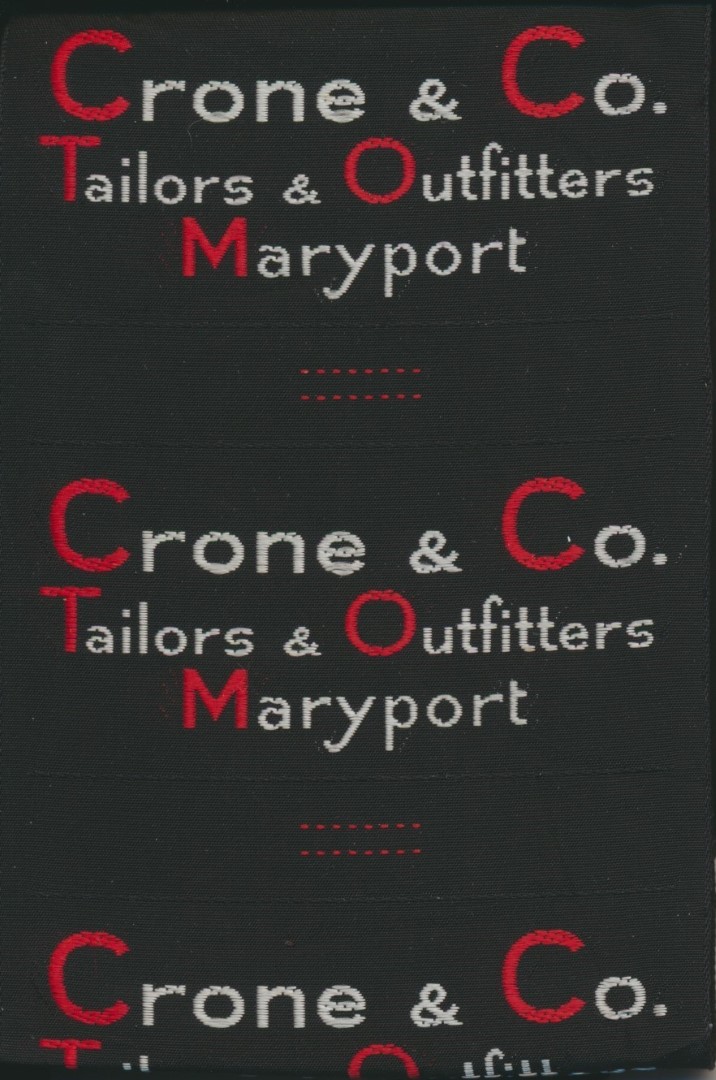 Crone label for clothes 1 jpg